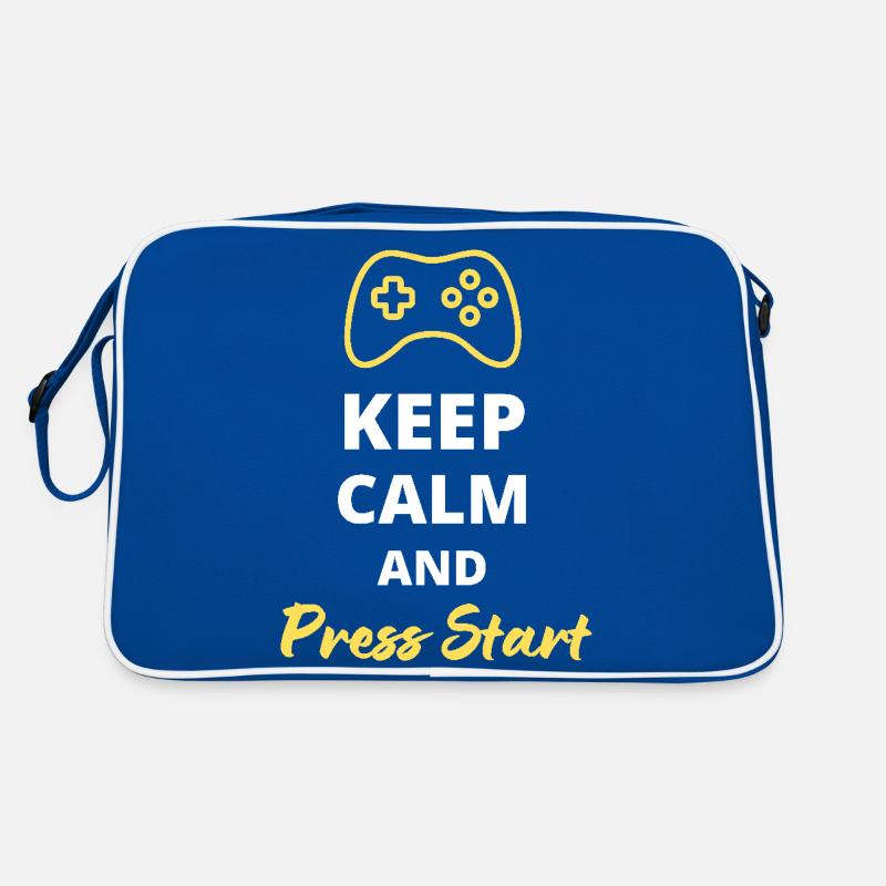 Keep Calm and Press Start - For Lovers of Retro Bag