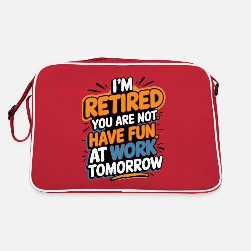 Retired 2025 - Ich bin RENTE, DU nicht Retro Tasche