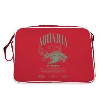 Rotfeuerfisch Marine Fish Keeper Moderne Streetwear - Retro Tasche - Rot/Weiß - Hinten