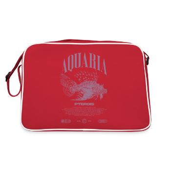 Rotfeuerfisch Marine Fish Keeper Moderne Streetwear - Retro Tasche - Rot/Weiß - Hinten