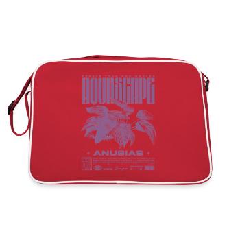 Aquascaping Anubias Aquatic Plant Fischhalter - Retro Tasche - Rot/Weiß - Hinten