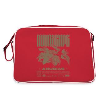 Aquascaping Anubias Plante Aquatique Fish Keeper - Sac Retro - rouge/blanc - Dos