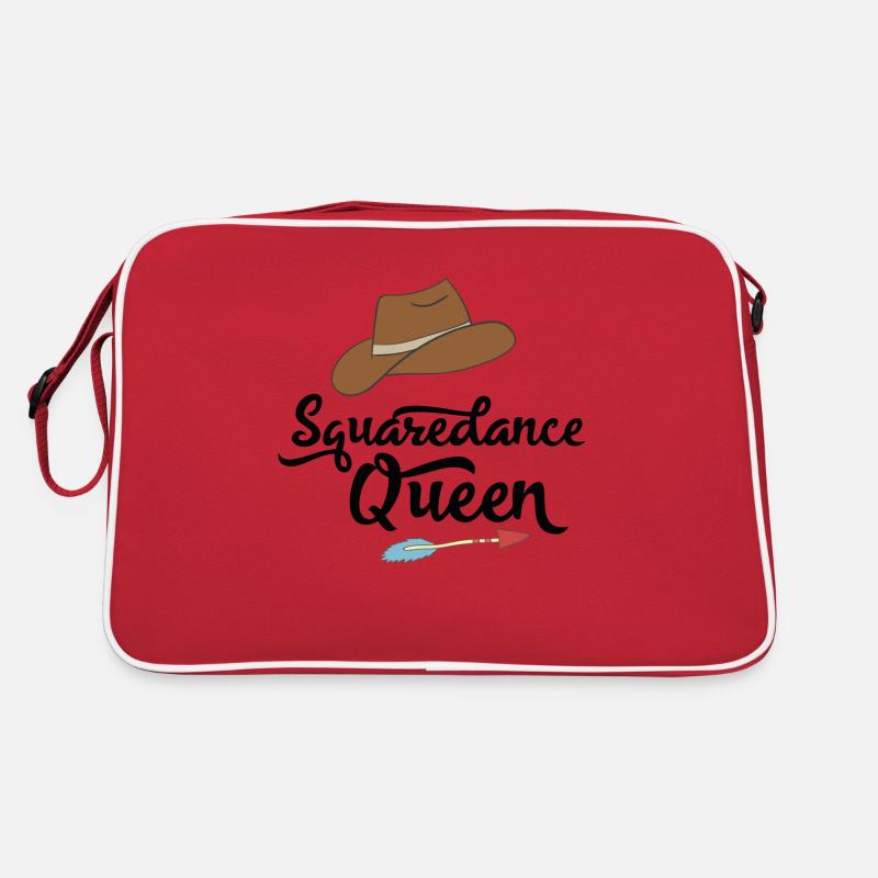 squardance - Retro Tasche - Rot/Weiß