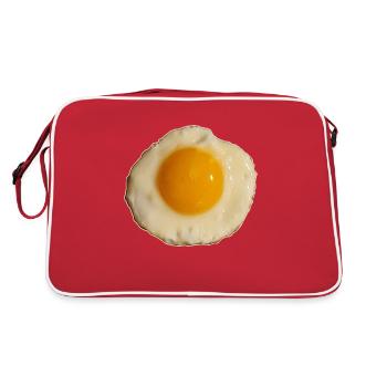Ei of the tiger | Happy Easter Mirror Egg SongShirt - Retro Bag - red/white - Back
