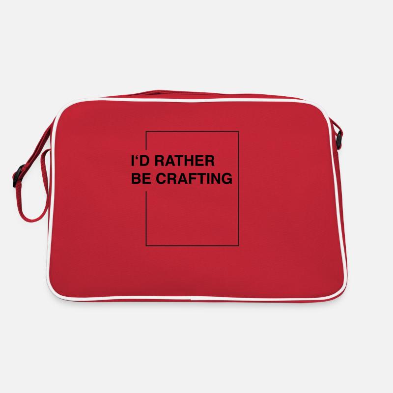 I'd rather be crafting Retro Tasche