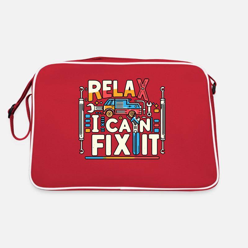 Relax I Can Fix It 28 Retro Tasche