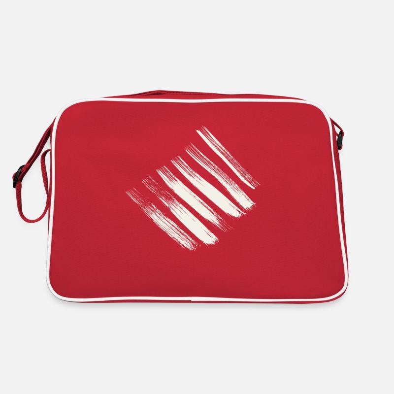 Streifen Muster Design Retro Tasche