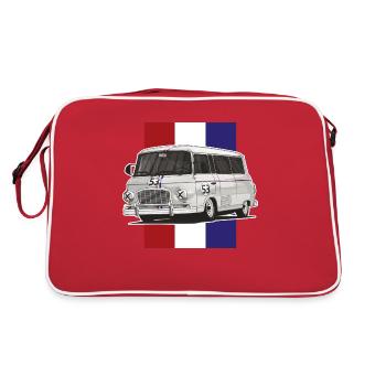 Barkas B1000 // LowLife // Illustration - Retro Bag - red/white - Back