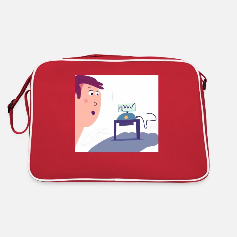 Autistic Art - Securities - Retro Bag - red/white