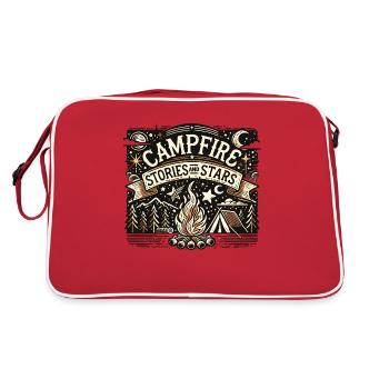 Campfire Stories and Stars - Retro Bag - red/white - Back