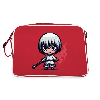 Fighter - Retro Bag - red/white - Back