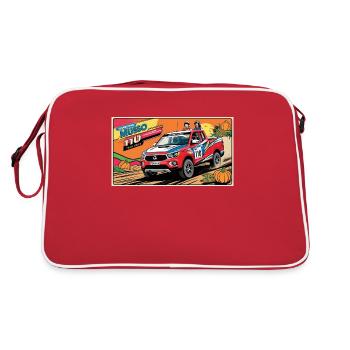 Ssangyong team 110 Rallye des Gazelles 2025 - Sac Retro - rouge/blanc - Dos