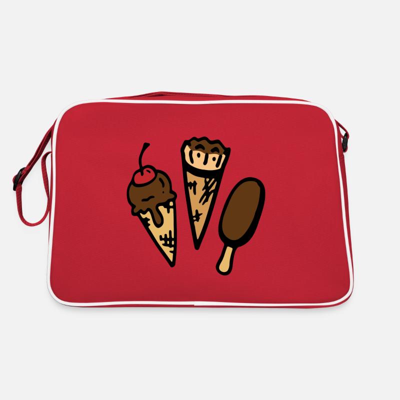 Glace / glace / chocolat Sac Retro