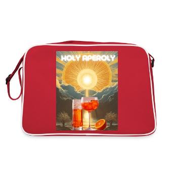 HOLY APEROLI GOD SPRITZ. Aperollin Holy Aperoly - Retro Bag - red/white - Back