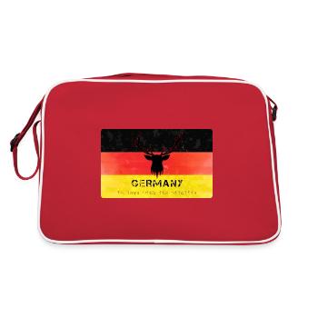 Allemagne Faune et flore d’Allemagne - Sac Retro - rouge/blanc - Dos