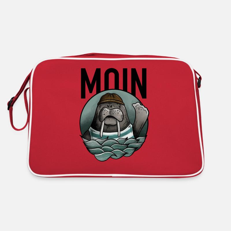 Moin Walrus Seal North German Retro Bag