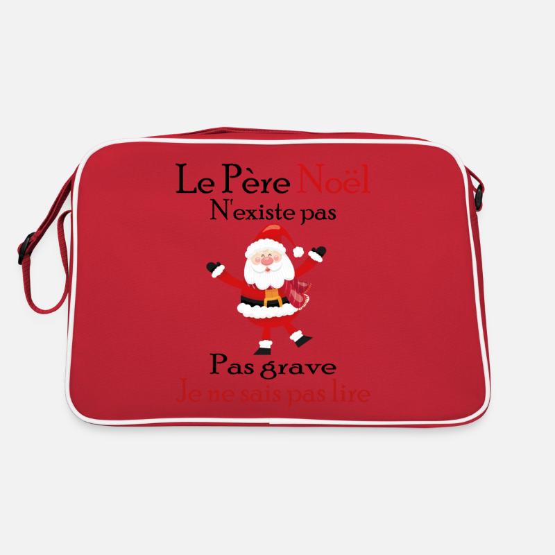 Le Père Noël N'existe Pas Sac Retro
