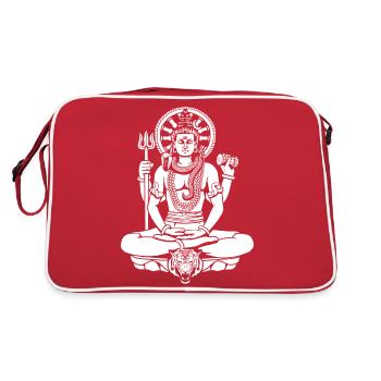 Lord Shiva - Retro Bag - red/white - Back