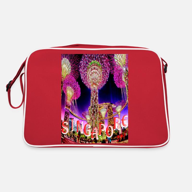 GARTEN AN DER BUCHT Retro Tasche