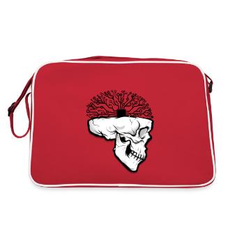 Brain CPU CPU Head Of Death - Retro Bag - red/white - Back