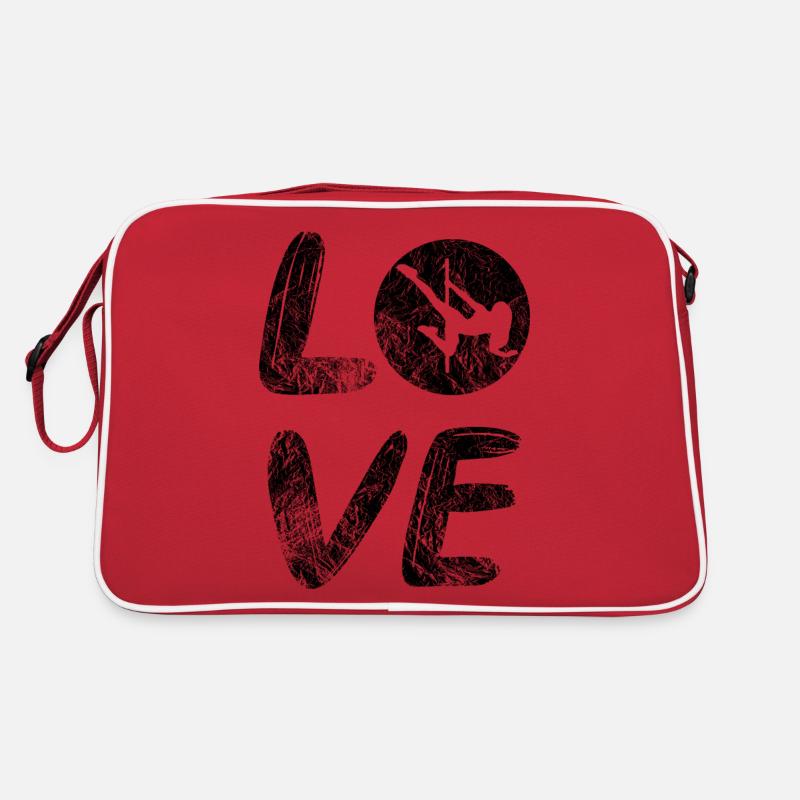 Pole dance love Retro Tasche