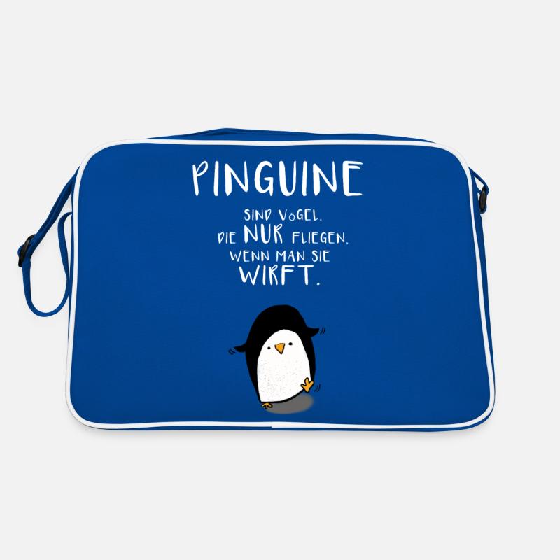 PINGUINE WERFEN Retro Tasche