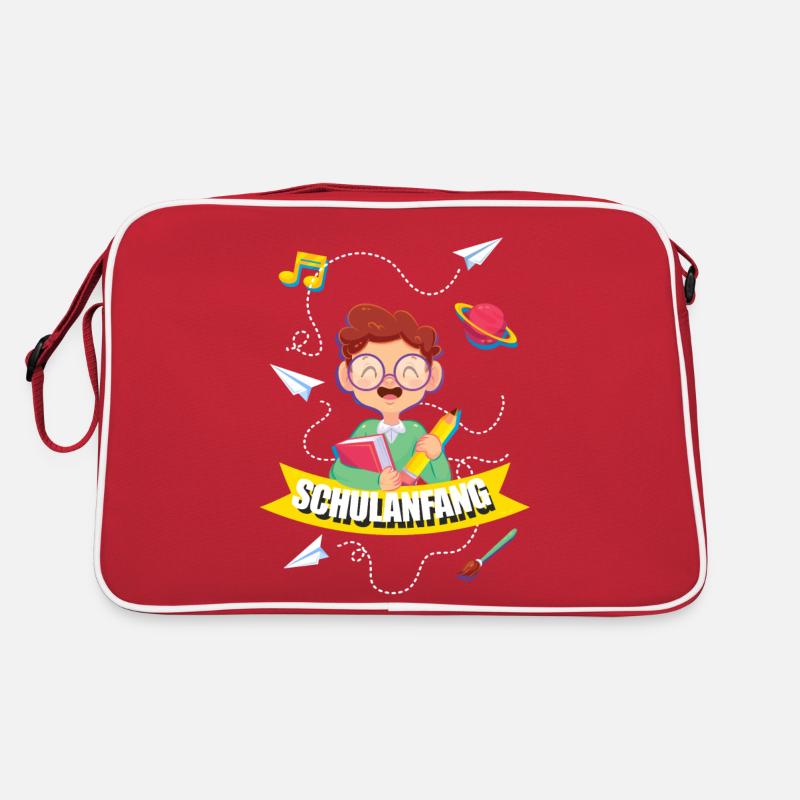 SCHULANFANG, EINSCHULUNG, BACK TO SCHOOL Retro Tasche