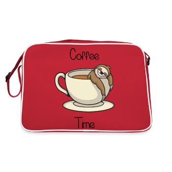 L'heure du café - Sac Retro - rouge/blanc - Dos
