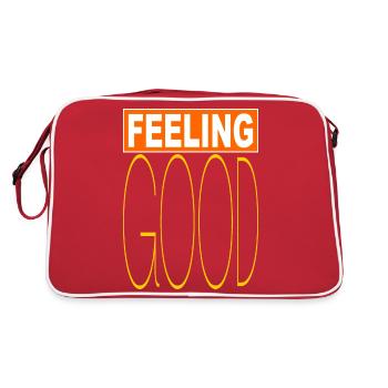 Feeling Good - Retro Bag - red/white - Back