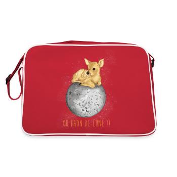 Fan de lune - Sac Retro - rouge/blanc - Dos