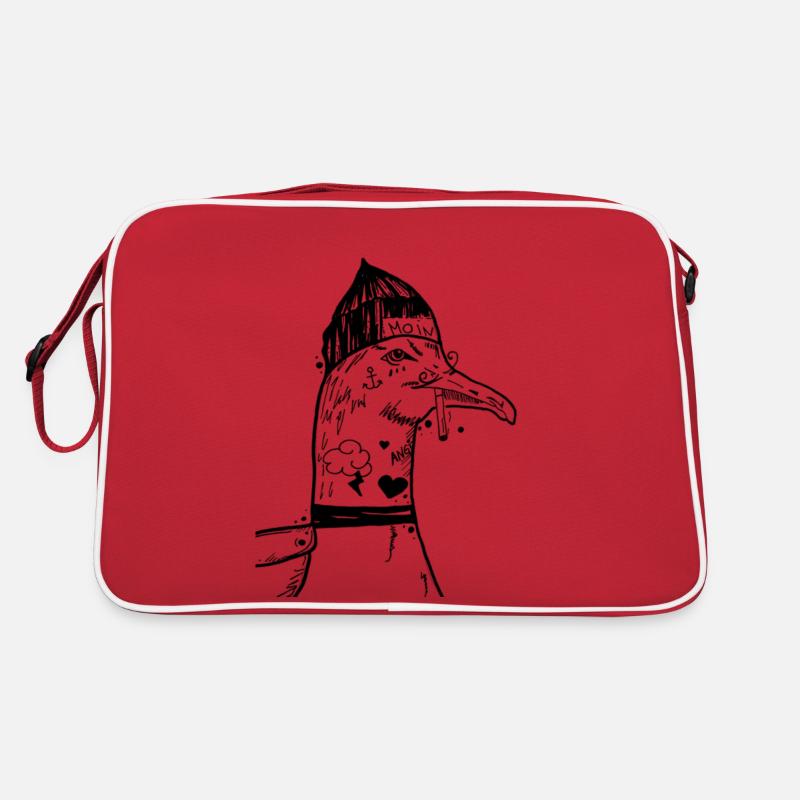 Maritim Möwe Retro Tasche