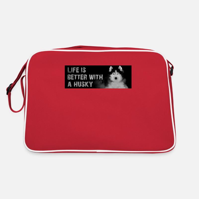 Husky sibérien Sac Retro
