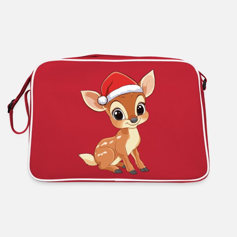 Cerf Noël mignon Noël mignon Sac Retro