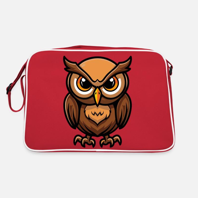 Eule Comic Retro Tasche