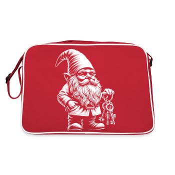 Bunch of keys - Retro Bag - red/white - Back