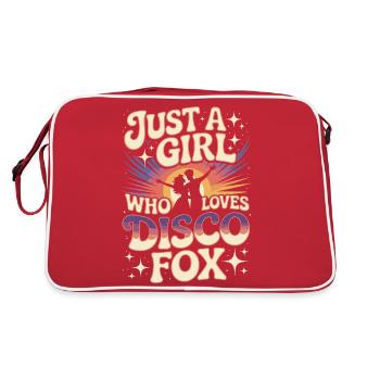 Juste une fille qui aime Disco Fox - Sac Retro - rouge/blanc - Dos
