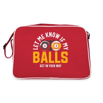 Billiards Pool Billiards Billiards Ball Billiards Cook 8Ball - Retro Bag - red/white - Back