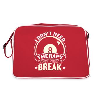 Billiards Pool Billiards Billiards Ball Billiards Cook 8Ball - Retro Bag - red/white - Back