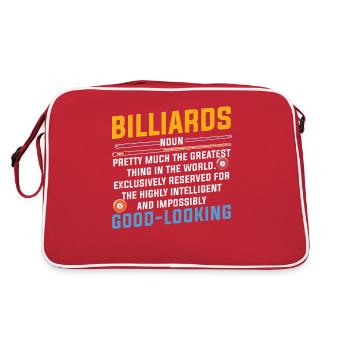 Billiards Pool Billiards Billiards Ball Billiards Cook 8Ball - Retro Bag - red/white - Back
