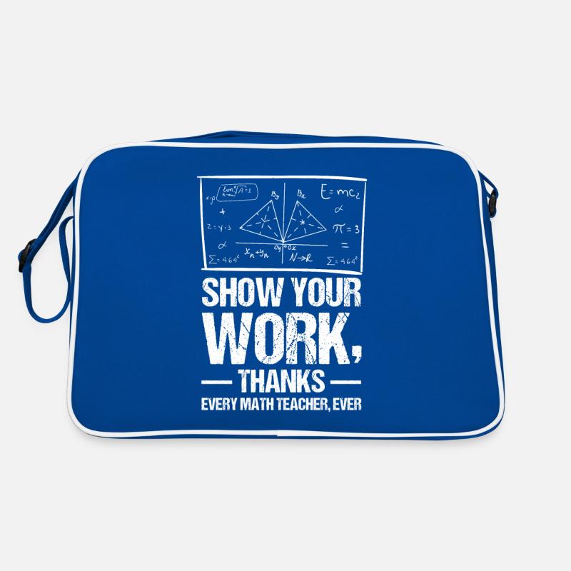 Professeur de mathématiques Formule mathématique Professeur de géométrie Sac Retro