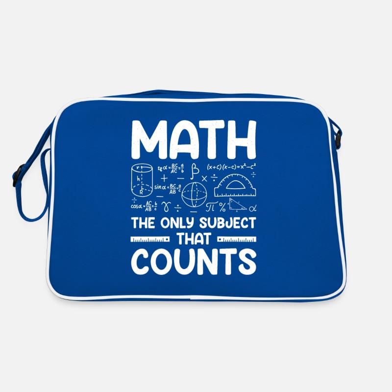 Math Teacher Mathematical Formula Geometry Teacher Retro Bag