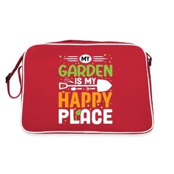 Gardener Orchard Hobby Gardener Gift Garden - Retro Bag - red/white - Back