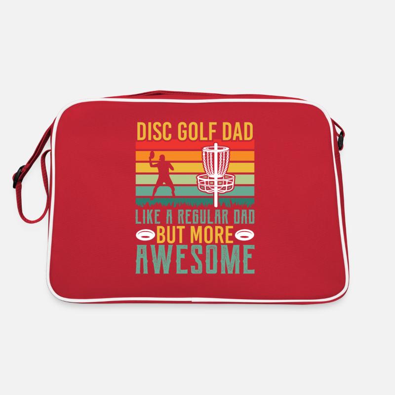 Disc Golf Père Frisbee Panier Papa Drop Sac Retro
