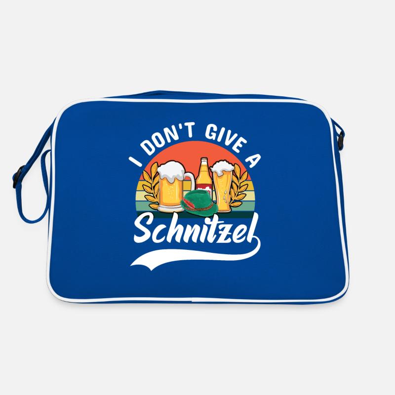 OKTOBER Bier Brezel Wurst Biergarten Schnitzel Retro Tasche