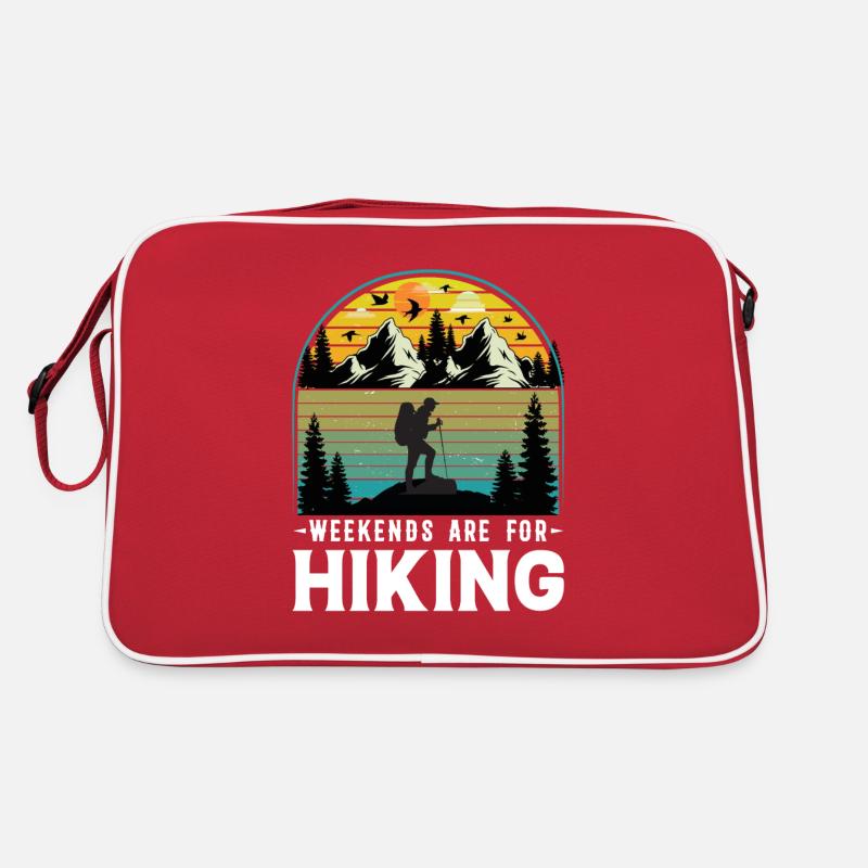 Week-end Équipe de randonnée Randonnée dans les montagnes Sac Retro