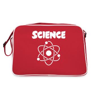 Drôle de dire Scientifique Bachelor Master - Sac Retro - rouge/blanc - Dos