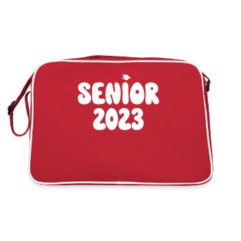 Retraité 2022 Pension de retraite Grand-père Pension Senior - Sac Retro - rouge/blanc - Dos