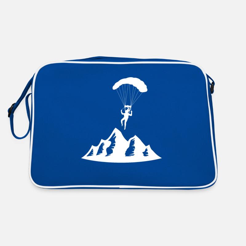 Paragliding Gleitschirmflieger Fallschirm Para Retro Tasche