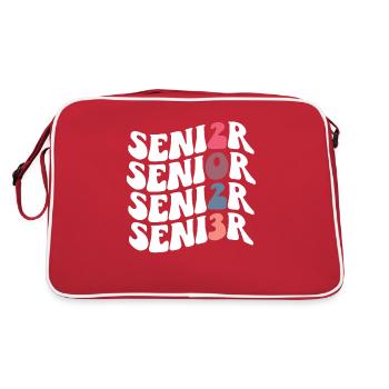 Retraité 2022 Pension de retraite Grand-père Pension Senior - Sac Retro - rouge/blanc - Dos