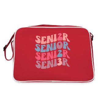 Retraité 2022 Pension de retraite Grand-père Pension Senior - Sac Retro - rouge/blanc - Dos